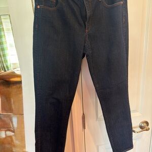 LOFT Women's Dark Blue “Skinny Curvy” Jeans Size 10 NWOT